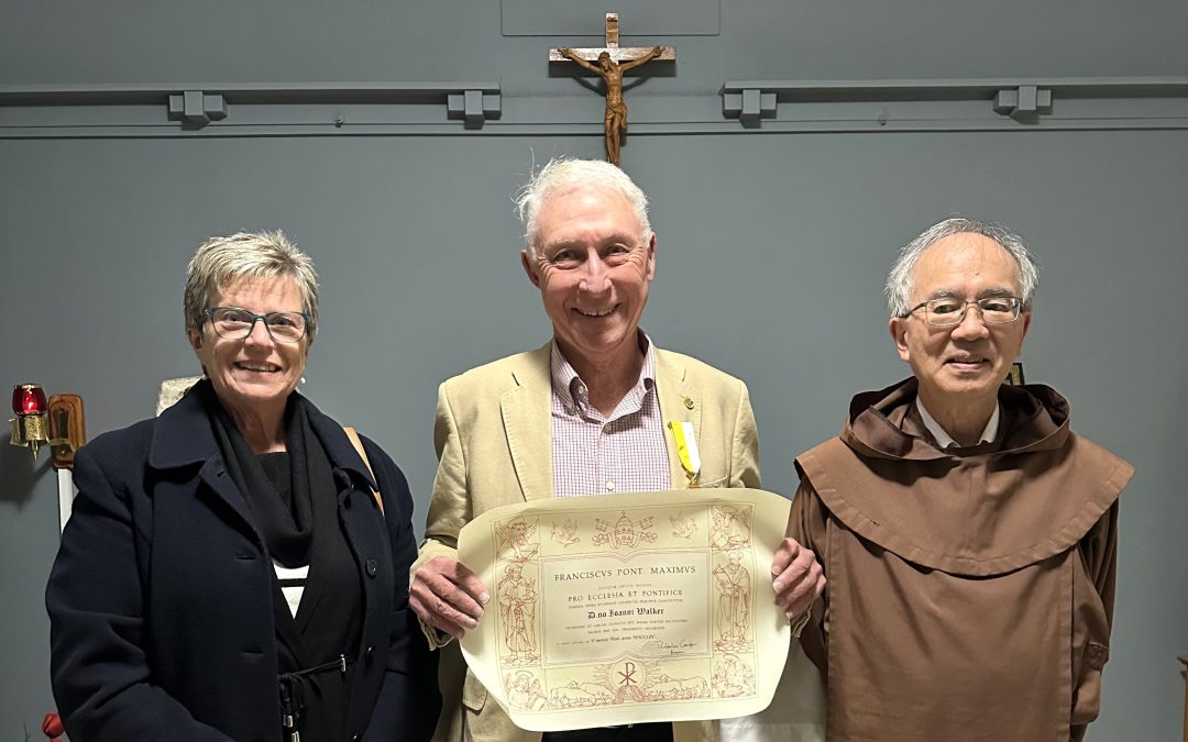 John honoured for service to Coffs Harbour Parish